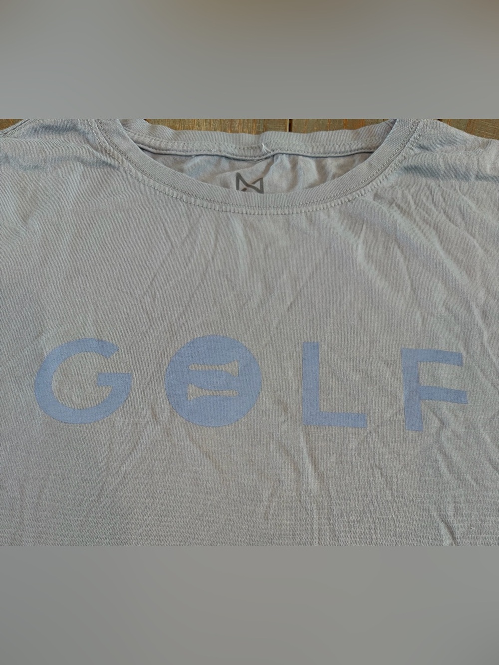 NWOT! Men’s Fringe GOLF T-shirt in gray/blue - size Medium